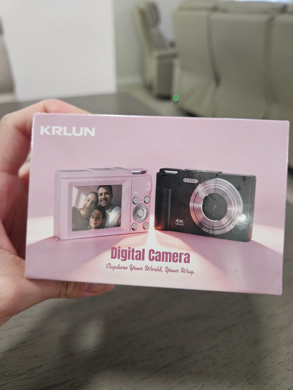 Pink Digital Camera - Compact Point & Shoot